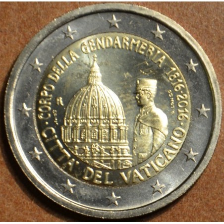Euromince mince 2 Euro Vatikán 2016 - 200 rokov Vatikanskej policie...