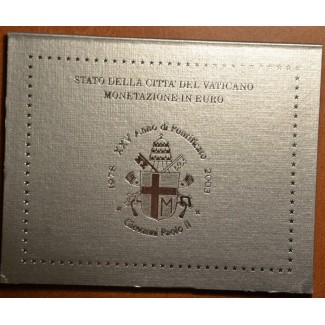 euroerme érme 8 részes forgalmi sor Vatikán 2003 (BU)