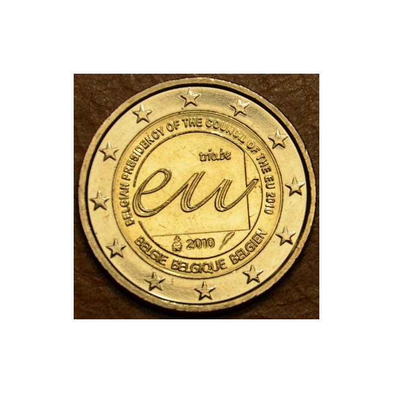 Euromince mince 2 Euro Belgicko 2010 - Belgické predsedníctvo EÚ (UNC)