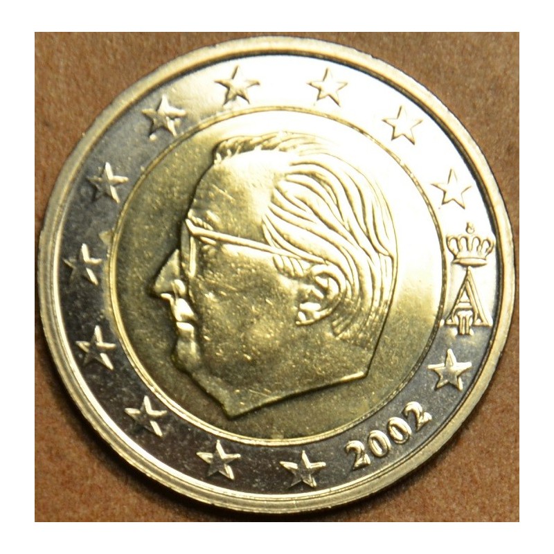 Euromince mince 2 Euro Belgicko 2002 - Albert II. (UNC)