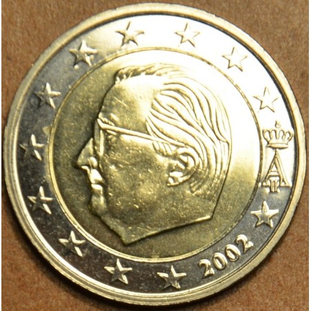 Euromince mince 2 Euro Belgicko 2002 - Albert II. (UNC)