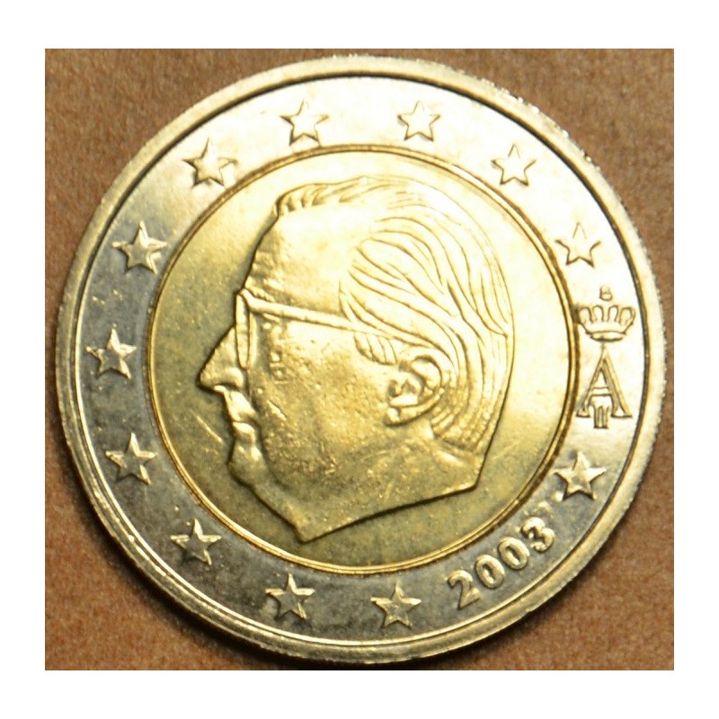 Euromince mince 2 Euro Belgicko 2003 - Albert II. (UNC)
