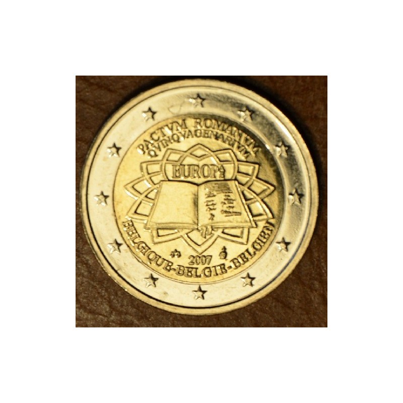 Euromince mince 2 Euro Belgicko 2007 - 50 rokov Rímskej zmluvy (UNC)