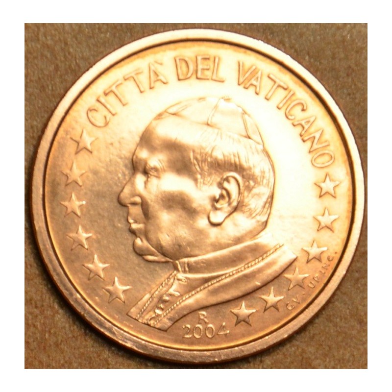 eurocoin eurocoins 1 cent Vatican 2004 His Holiness Pope John Paul ...