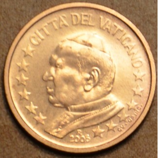 euroerme érme 1 cent Vatikán 2005 János Pál II (BU)
