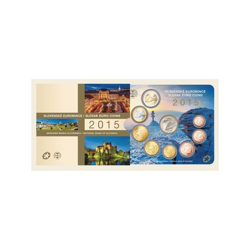 euroerme érme Szlovák 8 részes forgalmi sor 2015 (BU)
