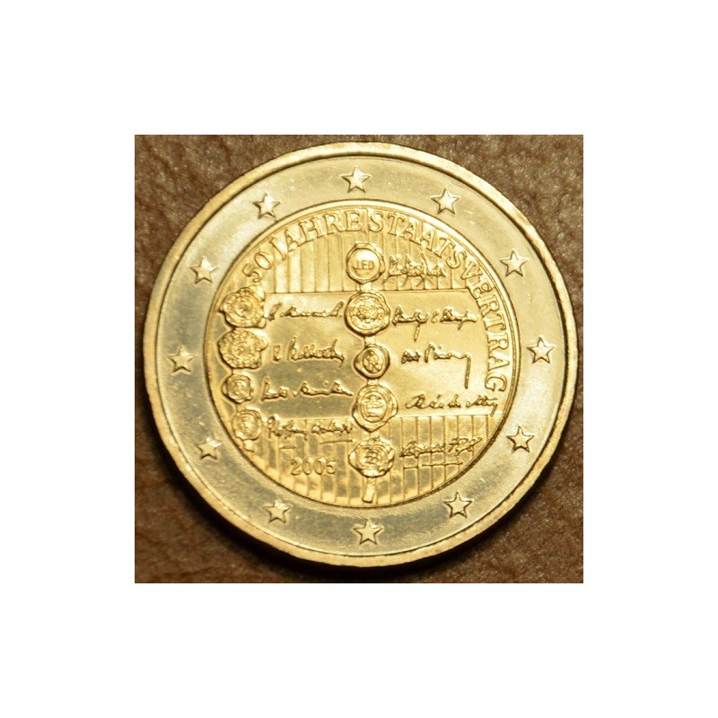 euroerme érme 2 Euro Ausztria 2005 - Az osztrák államszerzõdés 50. ...