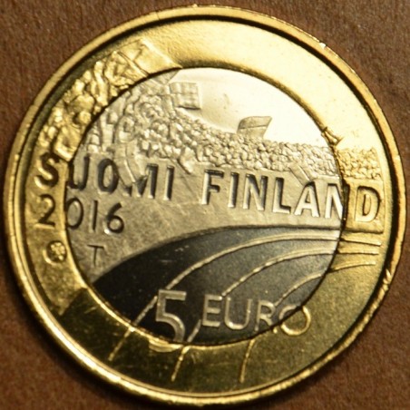 Euromince mince 5 Euro Fínsko 2016 - Skok na lyžiach (UNC)