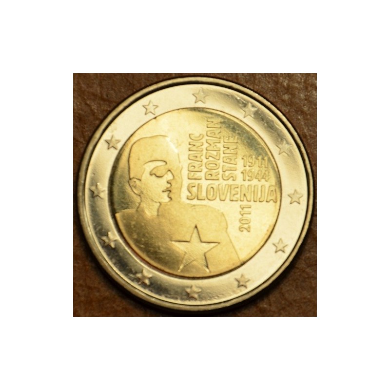 eurocoin eurocoins 2 Euro Slovenia 2011 - 100th anniversary of the ...