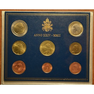 Set of 8 eurocoins Vatican 2002  (BU)