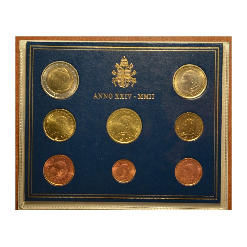 eurocoin eurocoins Set of 8 eurocoins Vatican 2002 (BU)