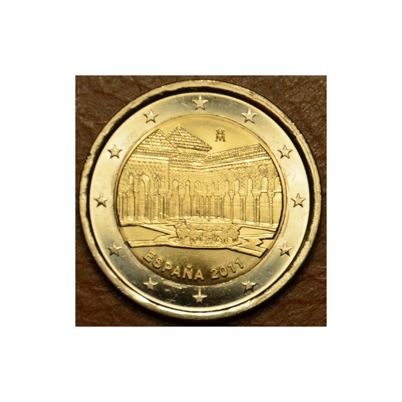 Euromince mince 2 Euro Španielsko 2011 -UNESCO: Alhambra v Granade ...