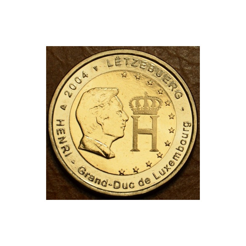 euroerme érme 2 Euro Luxemburg 2004 - Henri nagyherceg portréja és ...