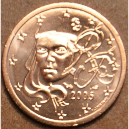Euromince mince 1 cent Francúzsko 2005 (UNC)