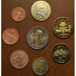 Euromince mince Sada 8 rakúskych mincí 2017 (UNC)