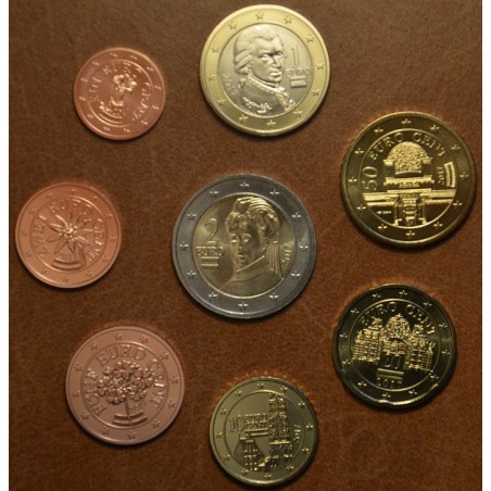 eurocoin eurocoins Set of 8 coins Austria 2017 (UNC)
