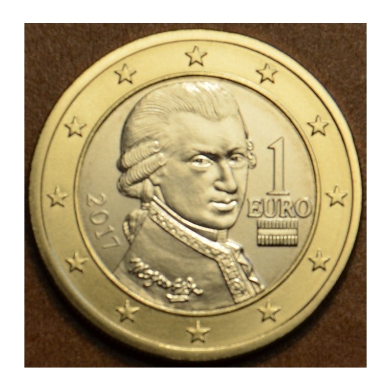 Euromince mince 1 Euro Rakúsko 2017 (UNC)