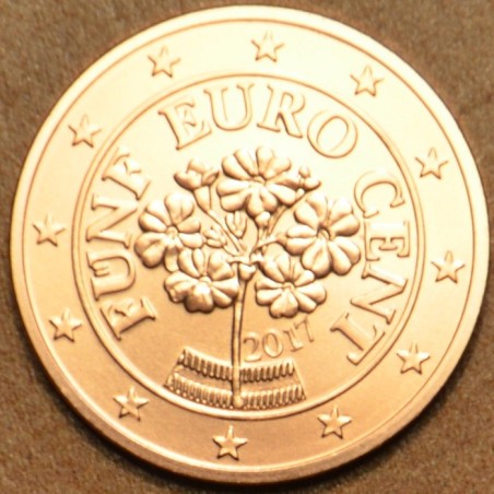 euroerme érme 5 cent Ausztria 2017 (UNC)