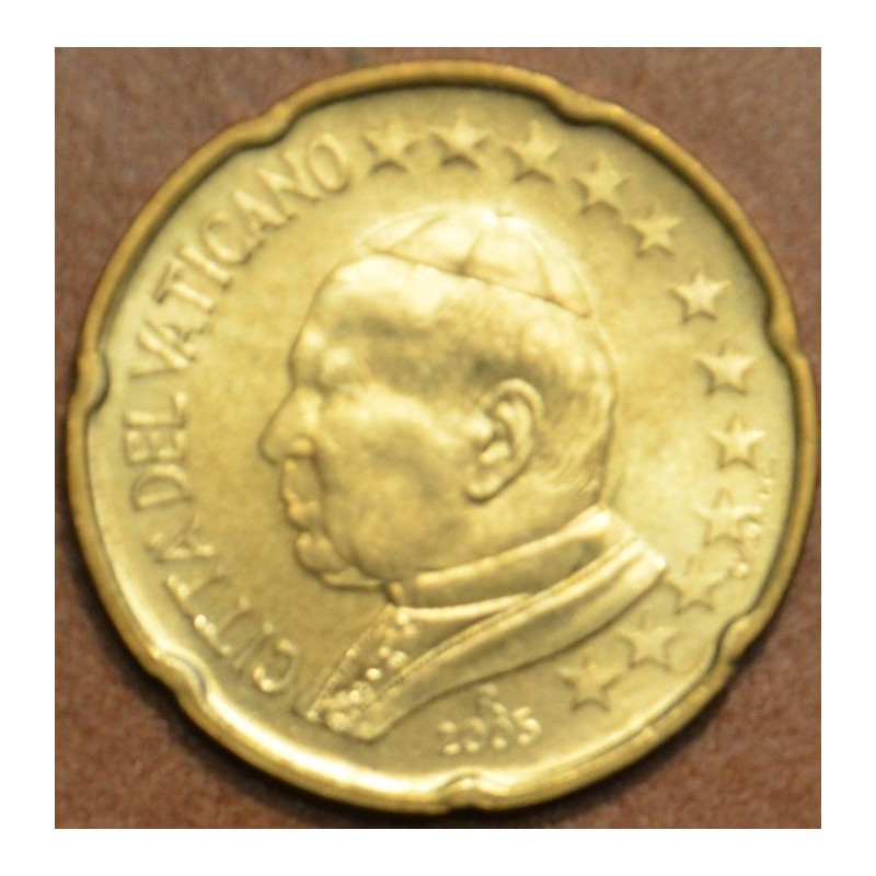 eurocoin eurocoins 20 cent Vatican His Holiness Pope John Paul II 2...