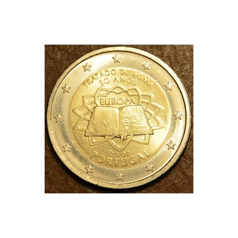 euroerme érme 2 Euro Portugália 2007 - 50 éves a Római szerződés (UNC)