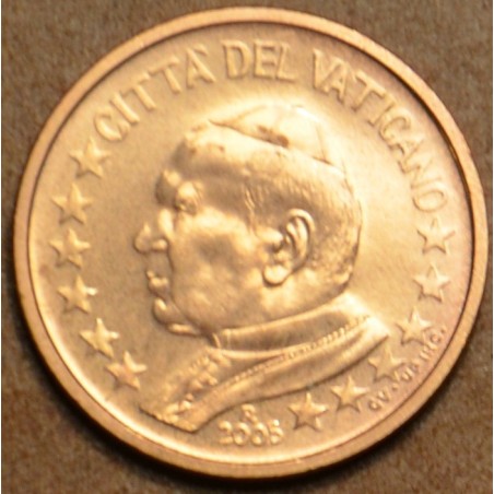 eurocoin eurocoins 5 cent Vatican 2005 His Holiness Pope John Paul ...