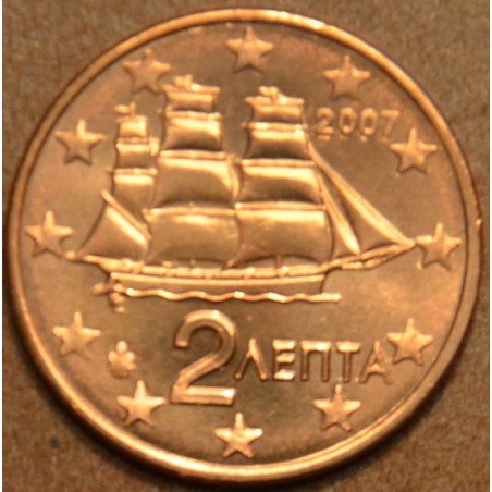 eurocoin eurocoins 2 cent Greece 2007 (UNC)