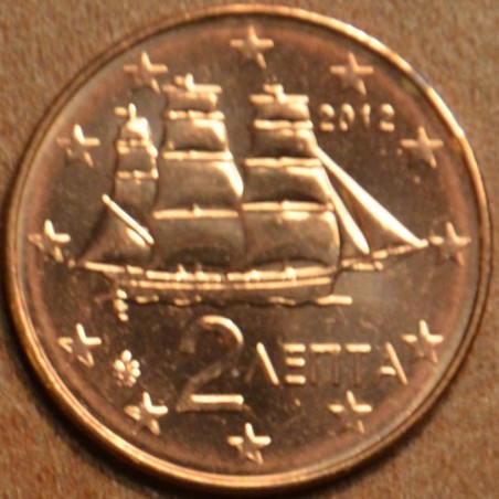 Euromince mince 2 cent Grécko 2012 (UNC)