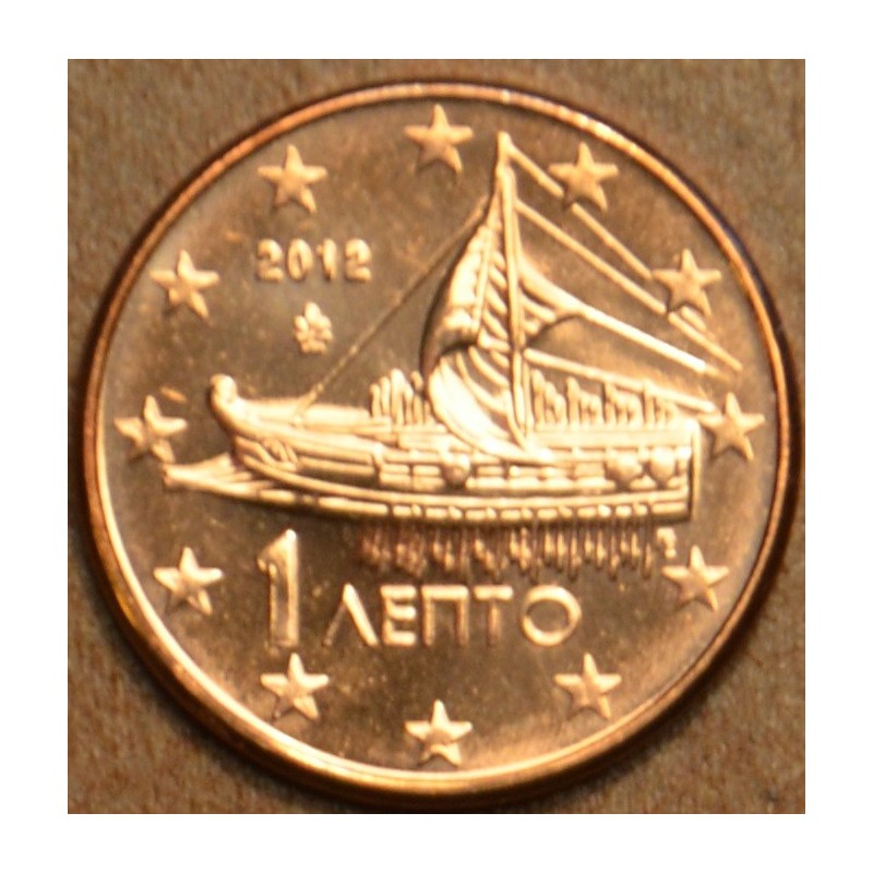 eurocoin eurocoins 1 cent Greece 2012 (UNC)