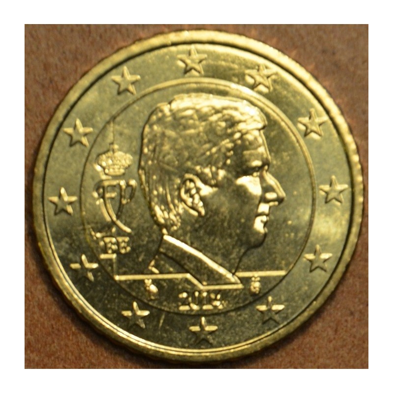 Euromince mince 50 cent Belgicko 2014 - Kráľ Filip (UNC)