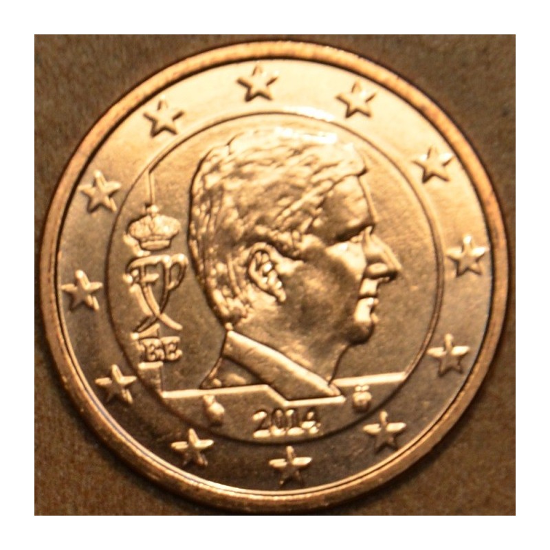 euroerme érme 1 cent Belgium 2014 (UNC)