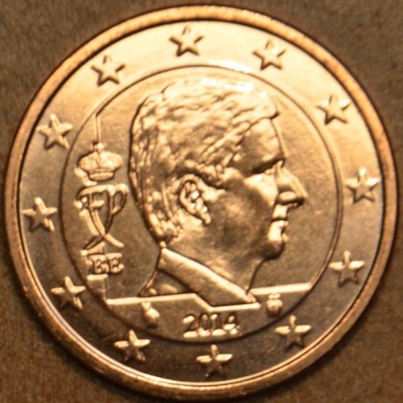 Euromince mince 2 cent Belgicko 2014 - Kráľ Filip (UNC)