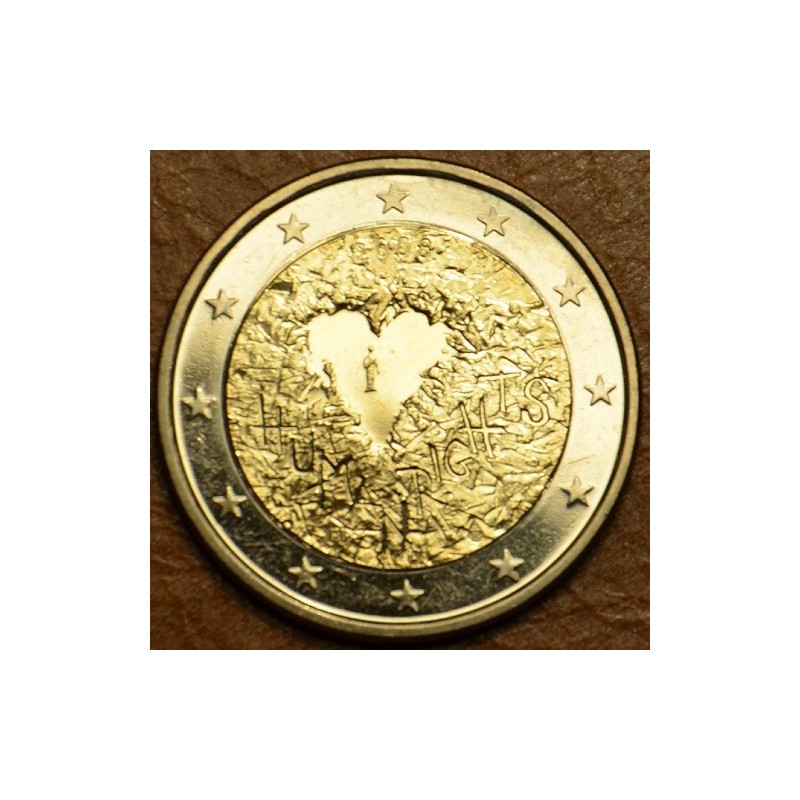 Euromince mince 2 Euro Fínsko 2008 - 60. výročie Všeobecnej deklará...