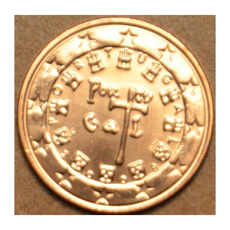 euroerme érme 1 cent Portugália 2008 (UNC)