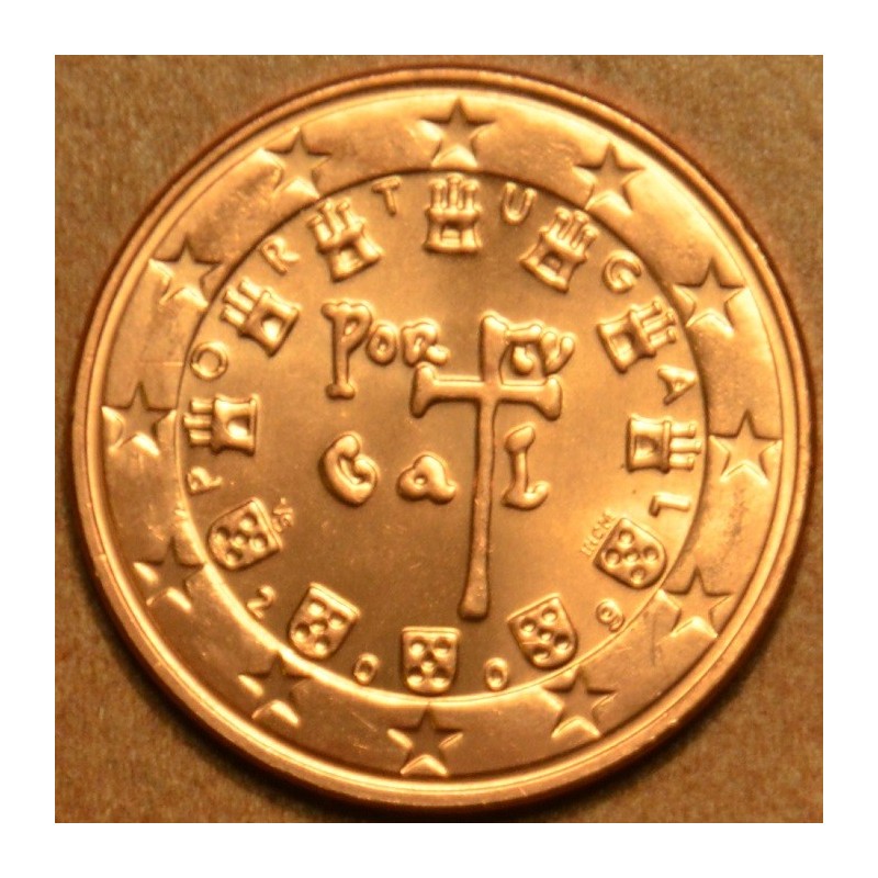eurocoin eurocoins 1 cent Portugal 2009 (UNC)