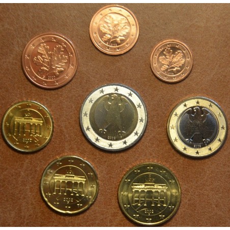 euroerme érme Német 8 részes forgalmi sor 2002 \\"D\\" (UNC)