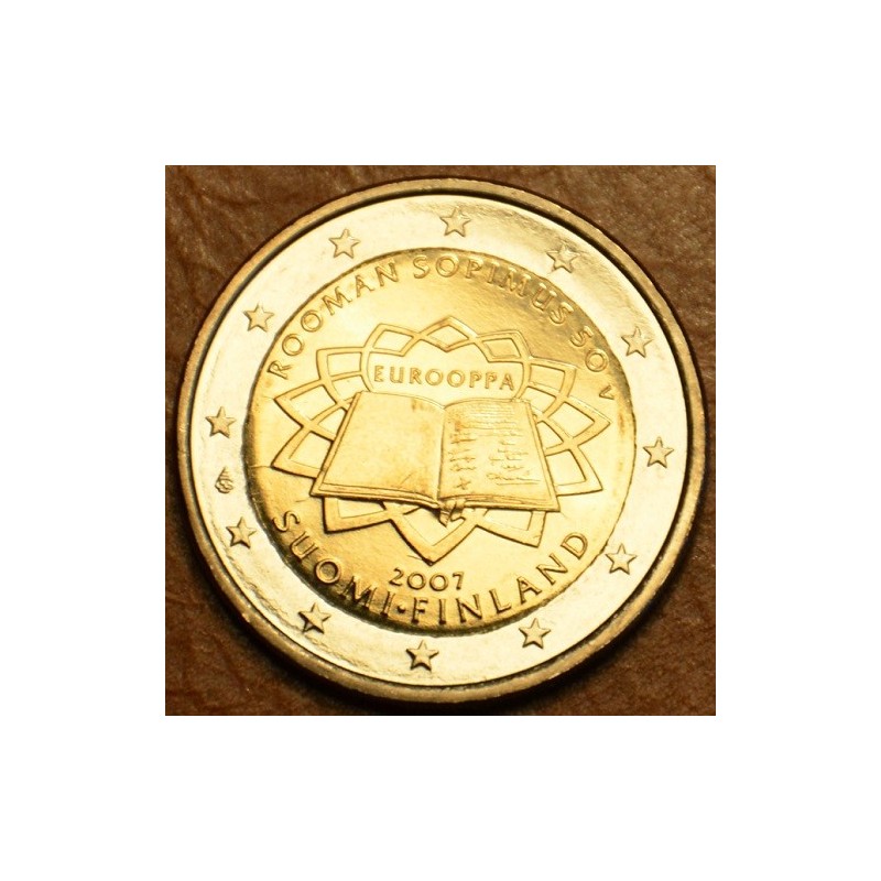 euroerme érme 2 Euro Finnország 2007 - 50 éves a Római szerződés (UNC)