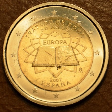euroerme érme 2 Euro Spanyolország 2007 - 50 éves a Római szerződés...