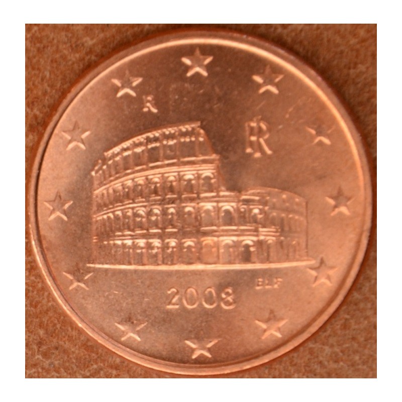 eurocoin eurocoins 5 cent Italy 2008 (UNC)