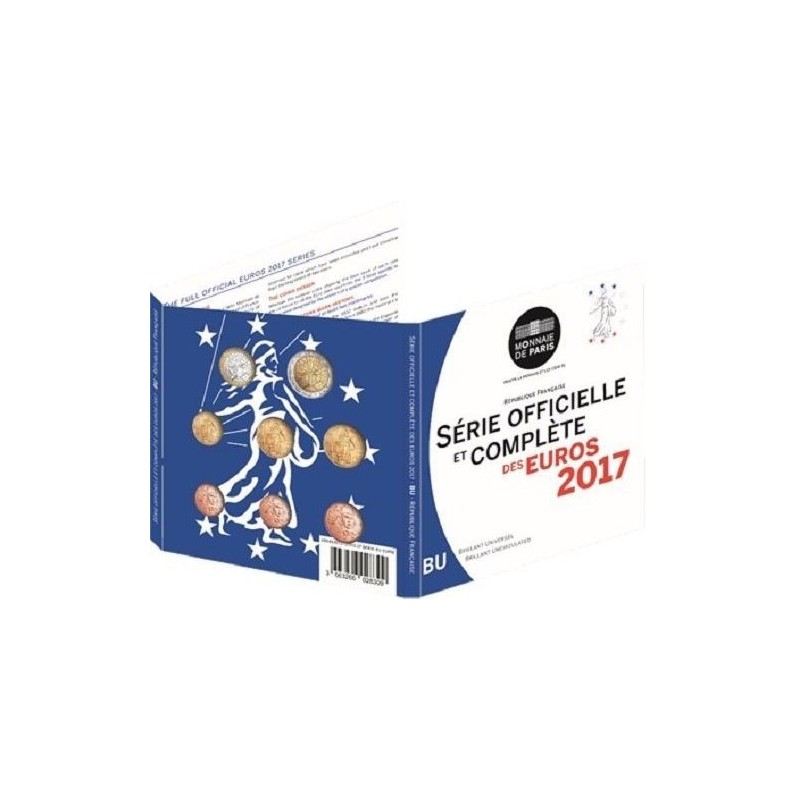 euroerme érme Franciaország 2017 - 8 részes forgalmi sor (BU)