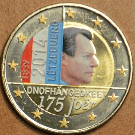 euroerme érme 2 Euro Luxemburg 2014 - A függetlenség 175 éve II. (s...