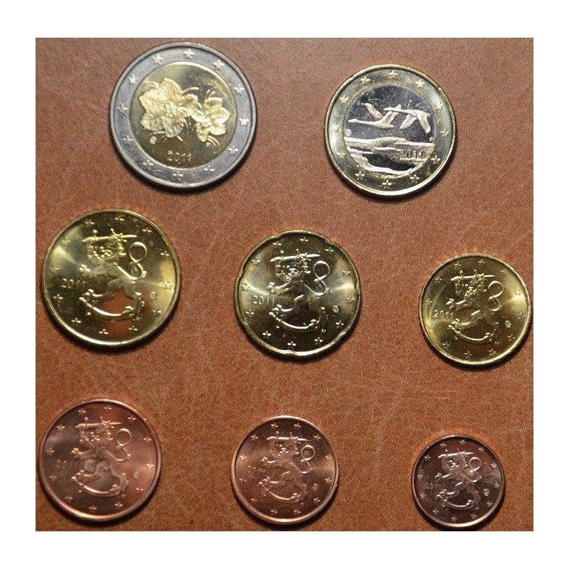 euroerme érme Finnország 2011 - 8 részes forgalmi sor (UNC)