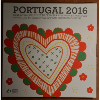 euroerme érme Portugália 2016 - 8 részes forgalmi sor (BU)