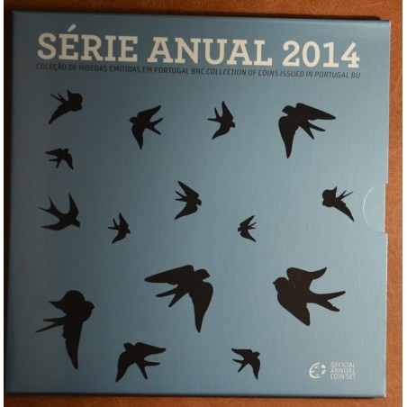 euroerme érme Portugália 2014 - 8 részes forgalmi sor (BU)