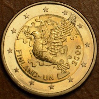 euroerme érme 2 Euro Finnország 2005 - Az ENSZ megalakulásának 60. ...