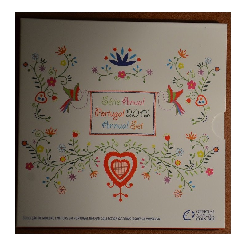 eurocoin eurocoins Portugal 2012 set of 8 coins (BU)