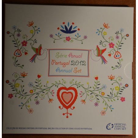 eurocoin eurocoins Portugal 2012 set of 8 coins (BU)