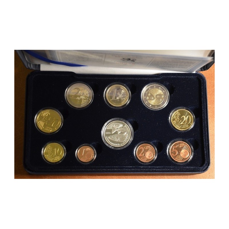 euroerme érme Finnország 2006 - 10 részes forgalmi sor (Proof)