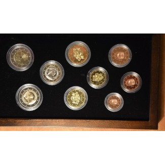 Euromince mince Sada 9 euromincí Lotyšsko 2015 (Proof)