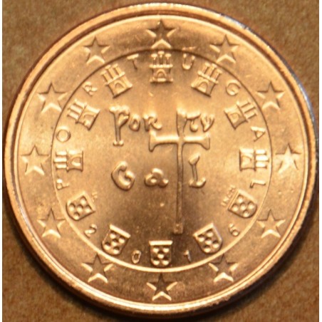 eurocoin eurocoins 1 cent Portugal 2016 (UNC)