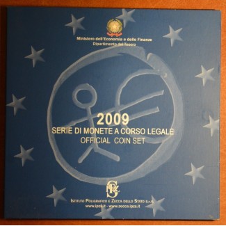 Euromince mince Taliansko 2009 oficiálna sada s pamätnou 2 Euro min...